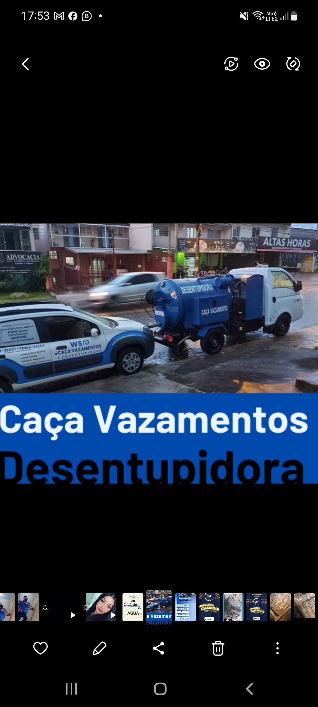 Caça Vazamentos e desentupidora