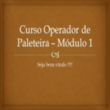 Curso Operador de Paleteira Módulo 1