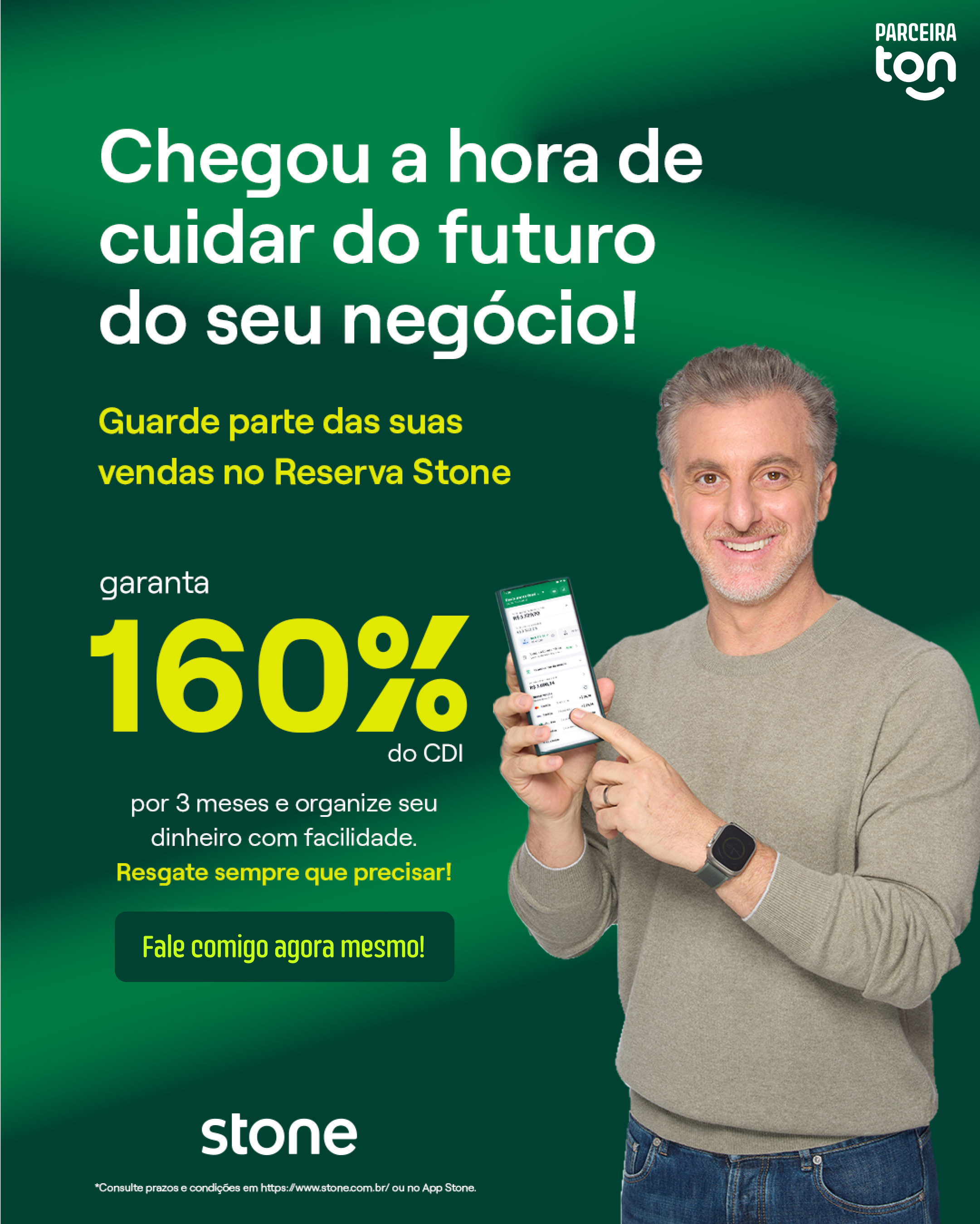 Maquininha Ton com desconto até 65%