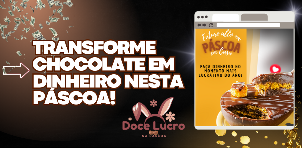 Curso em vídeos aulas de Ovos de Páscoa Mesmo Sem Experiência!