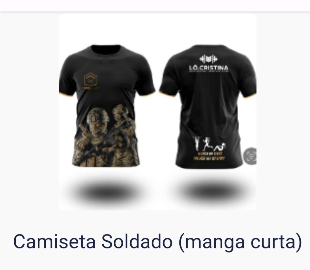 Camisa soldados manga curta *