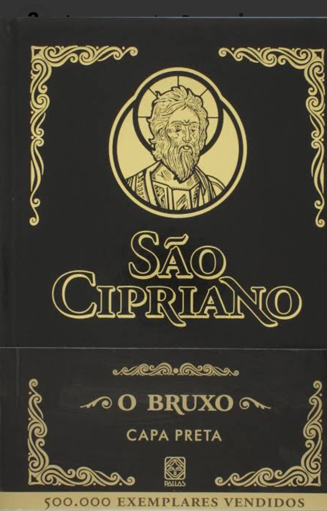 Livro de São Cipriano capa preta *