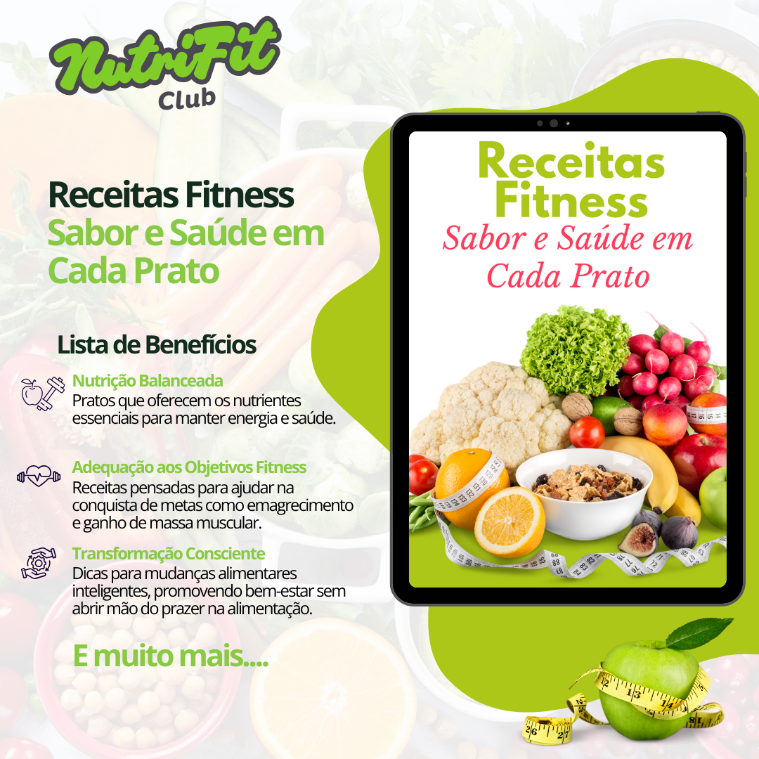 EBook - Receitas Fitness: Sabor e Saúde em Cada Prato