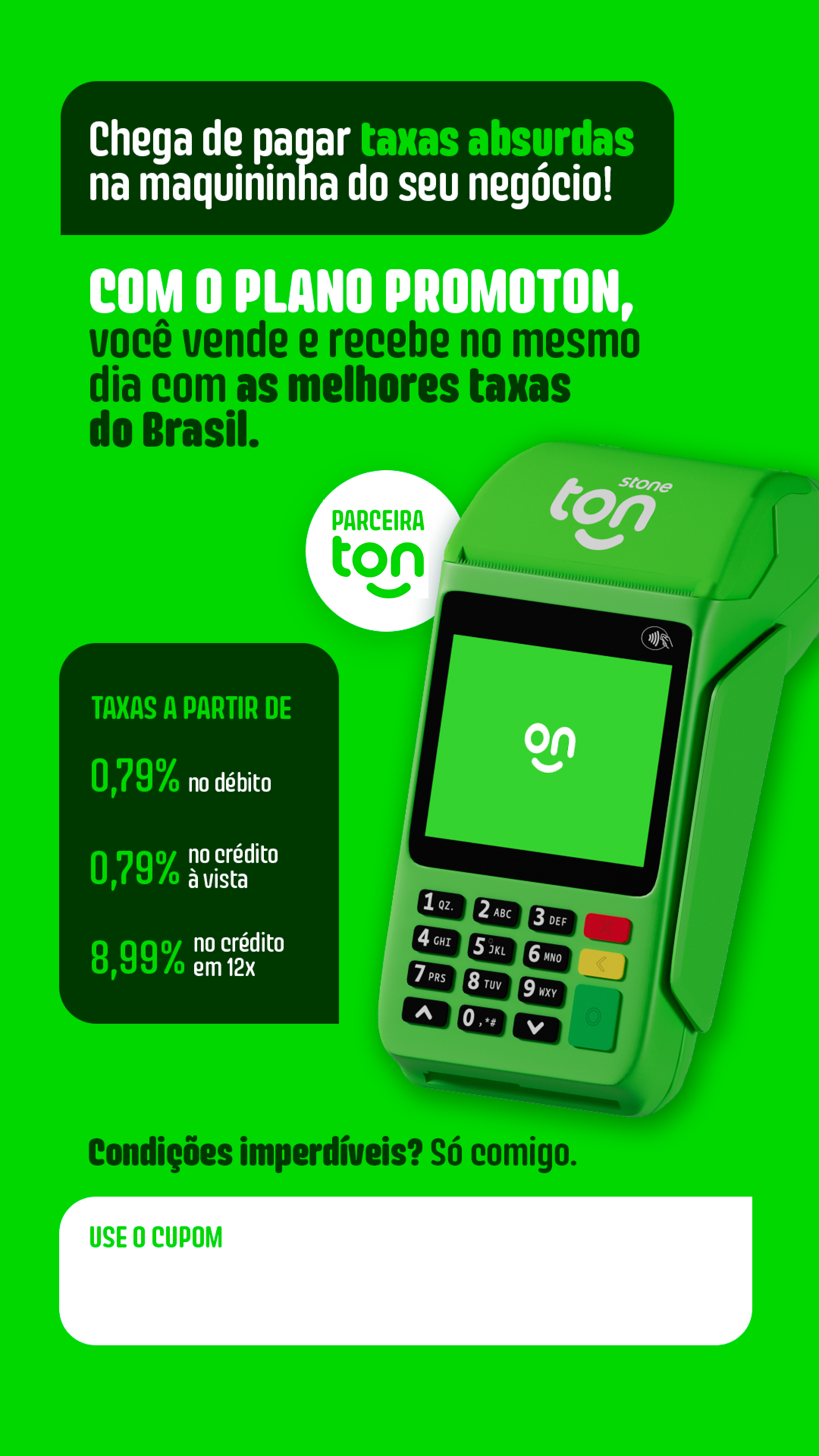 T3 Smart Promo Ton Maquininha Android