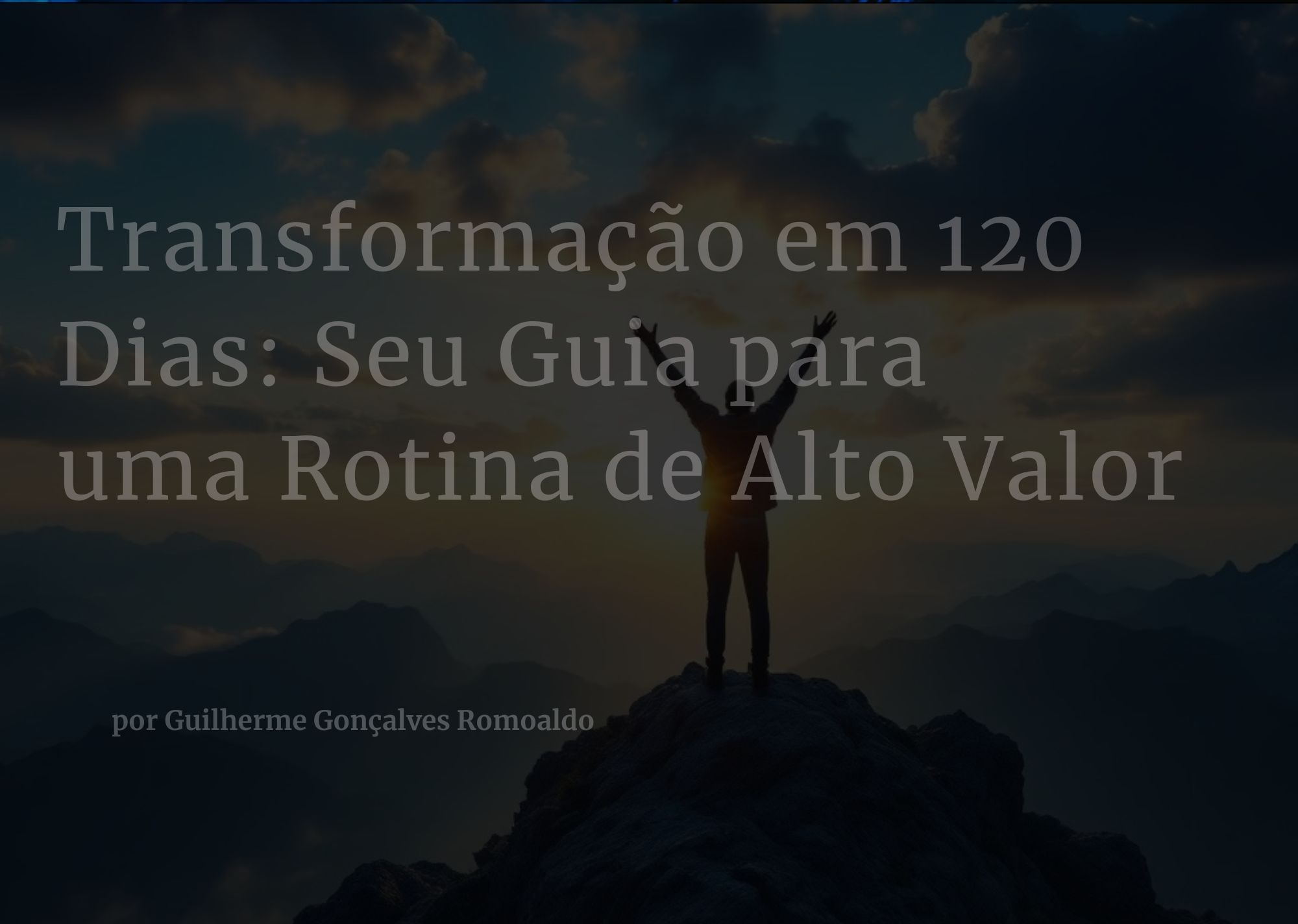 E-book digital transforme sua vida em 120 desenvolvimento pessoal