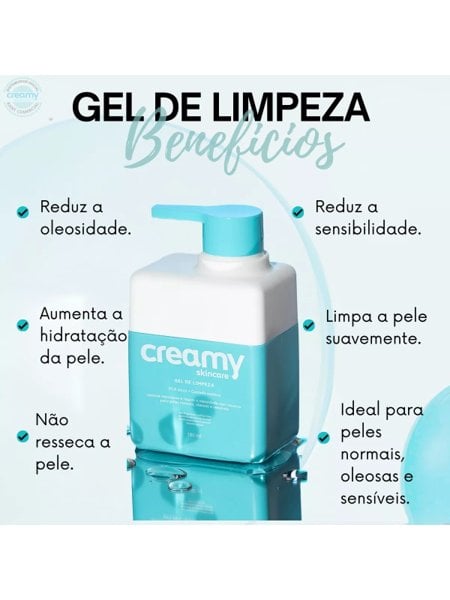 Creamy Skincare Gel de Limpeza 180ml