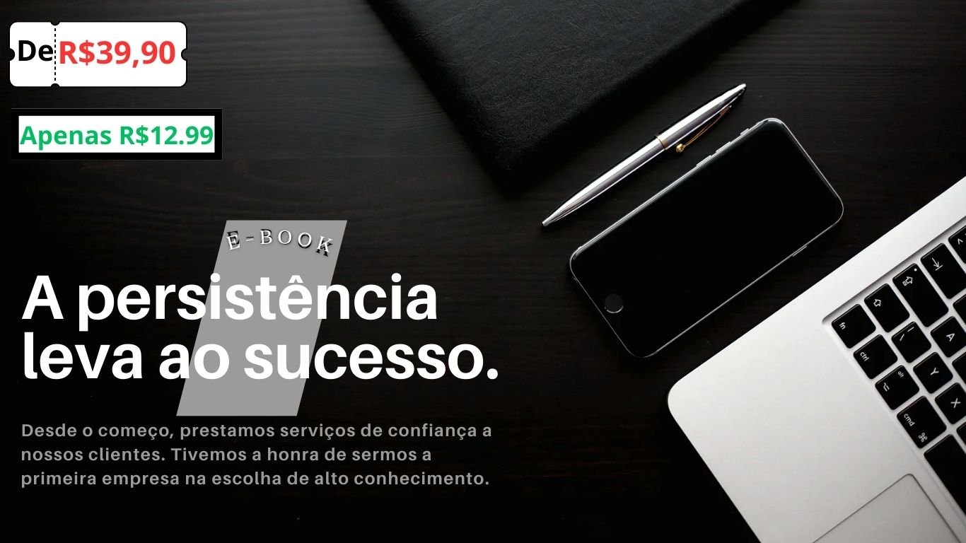 E-book: A persistência leva ao sucesso