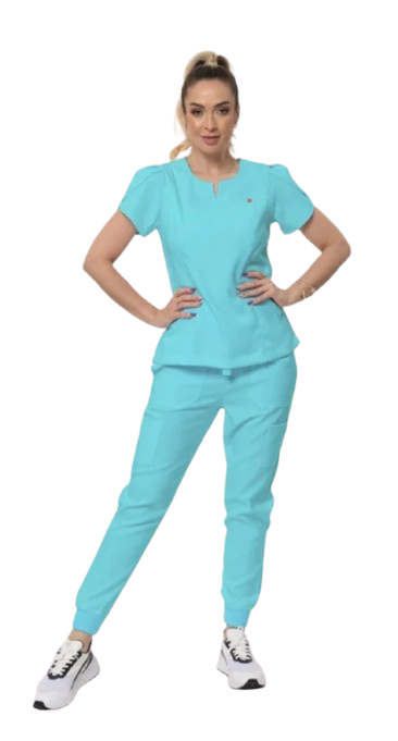 Scrub feminino - Azul