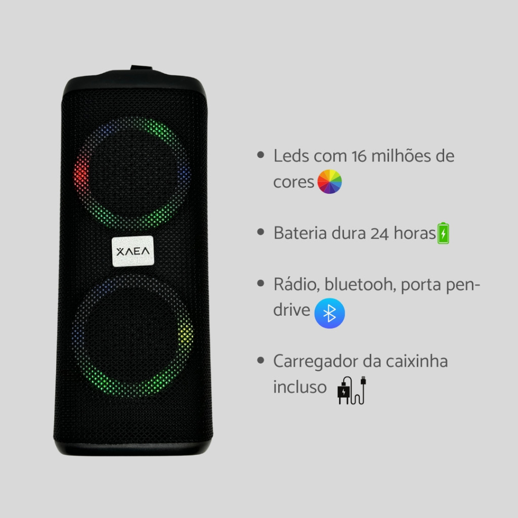 Caixa de som Bluetooth