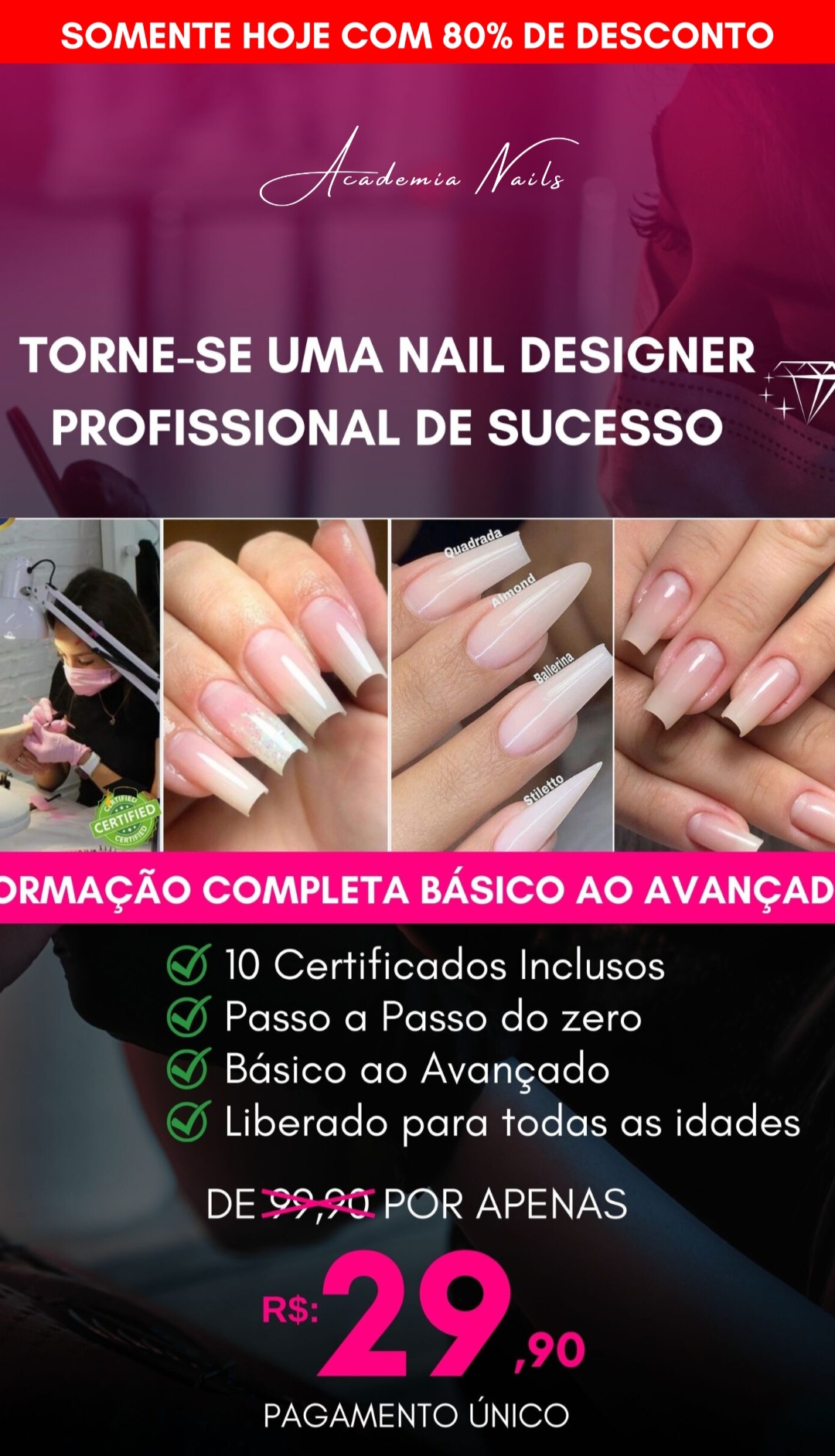 Curso Profissional De Nail Designer