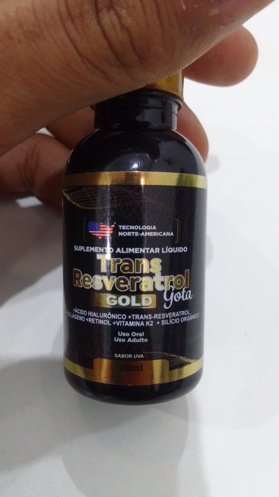 Resveratrol gota recupere sua beleza!