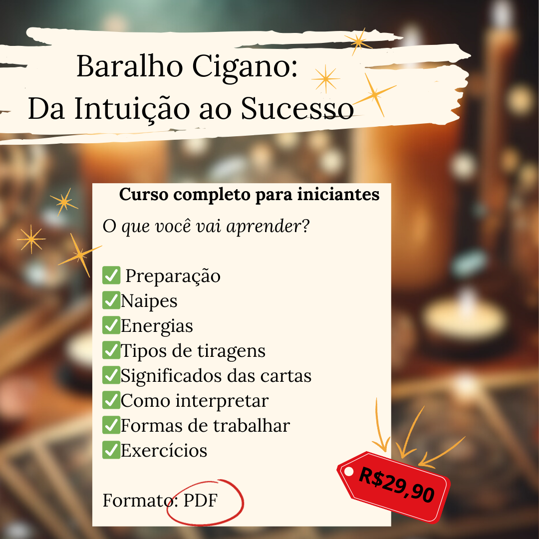 Ebook - Baralho CIgano - Da Intuição Ao Sucesso