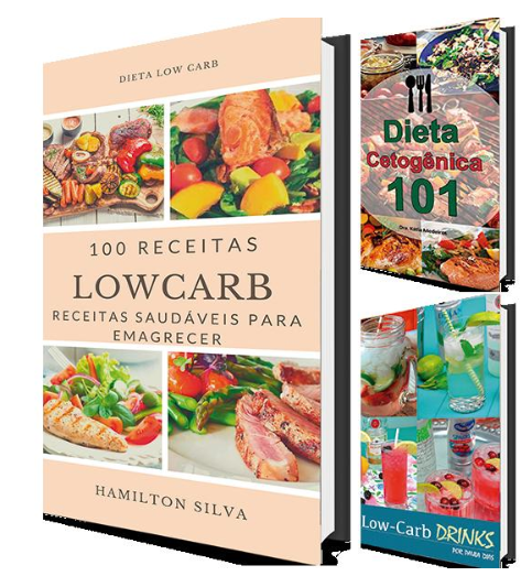 100 Receitas Low Carb + 2 E-books Bônus