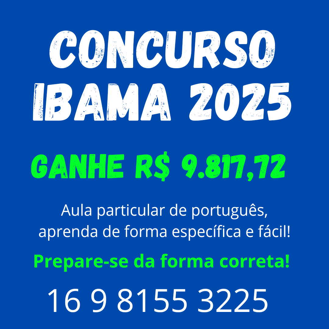 Aula Concurso IBAMA 2025