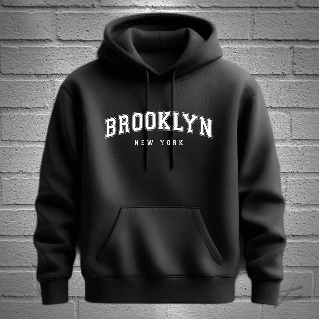 Moletom BROOKLYN Estampado acadêmico Premium