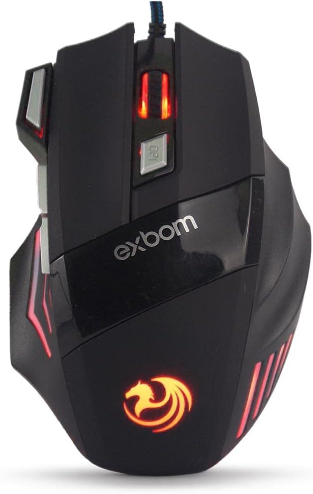 Mouse gamer 3200 dpi com fio USB 7D extreme 7cores RGB xtreme 4modo DPI gaming MS-G260 x7