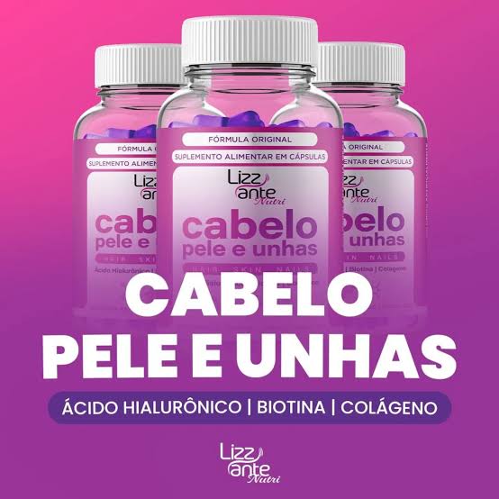 Lizz ante Nutri Cabelo, Pele & Unhas