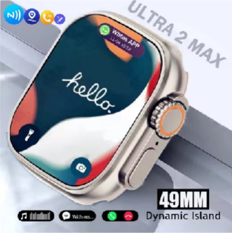 Smartwatch Ultra 2 Max 49mm com Dynamic Island