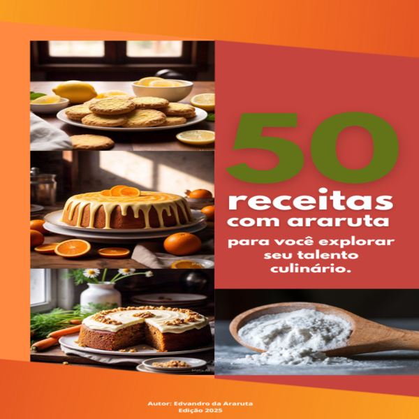 EBook 50 Receitas com Araruta para Você Explorar Seu Talento Culinário