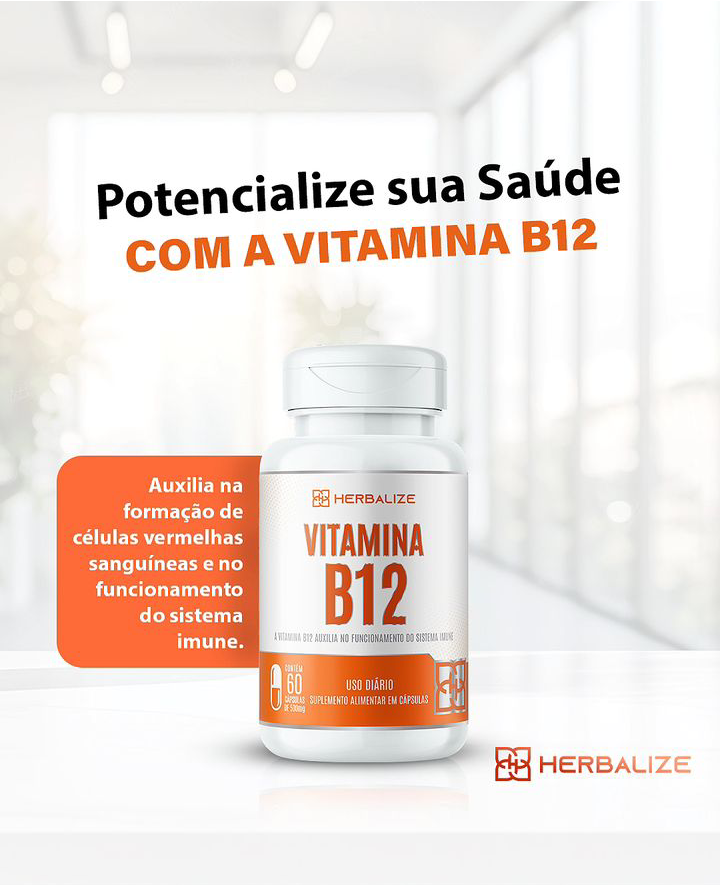 Vitamina B12 metilcobalamina 60 cap de 500mg