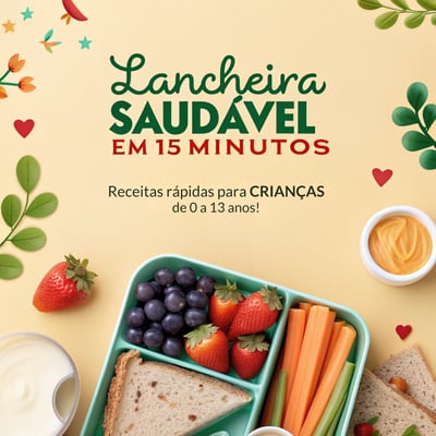 Lancheira Saudável em 15 Minutos