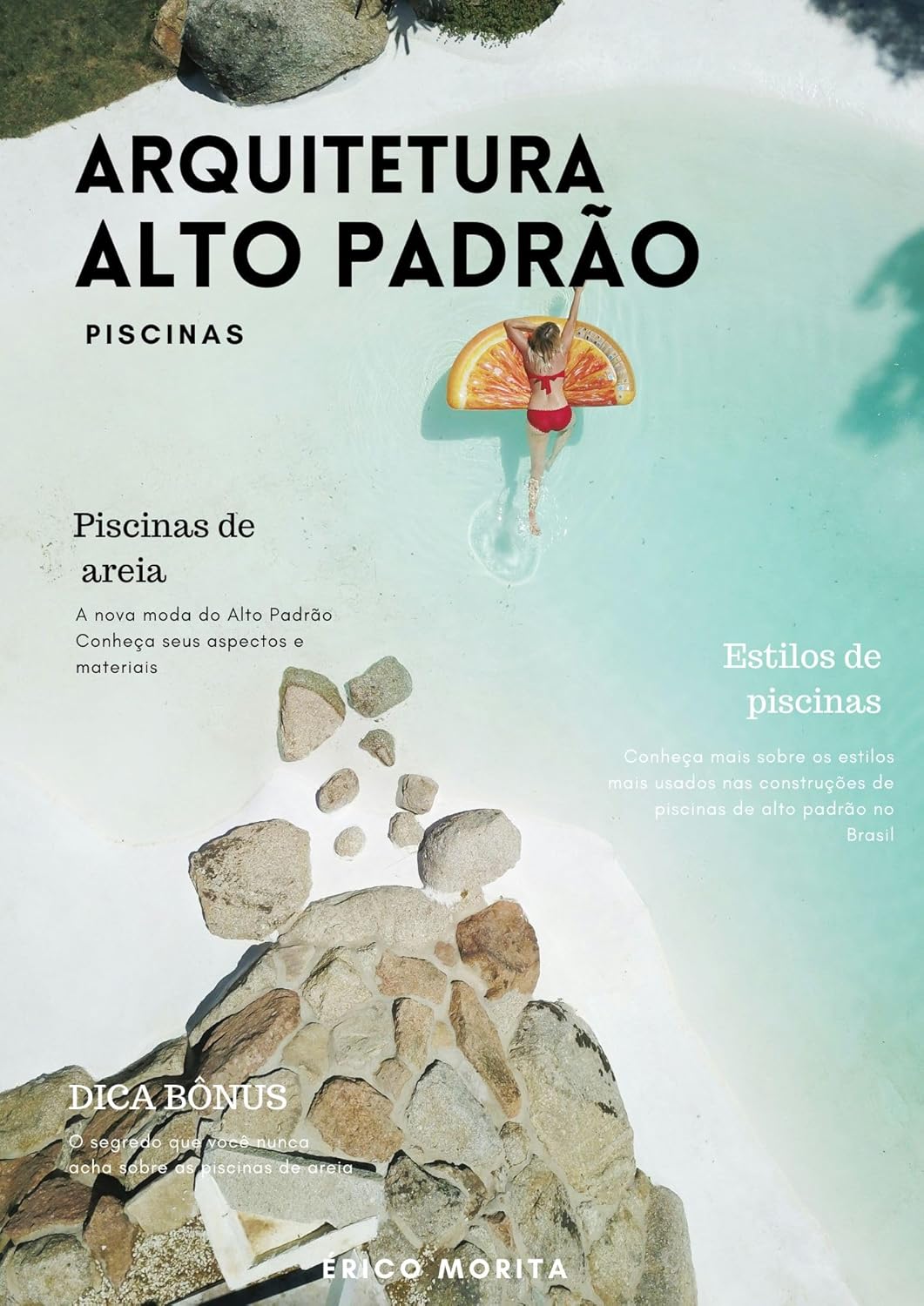 Livro sobre piscinas de areia