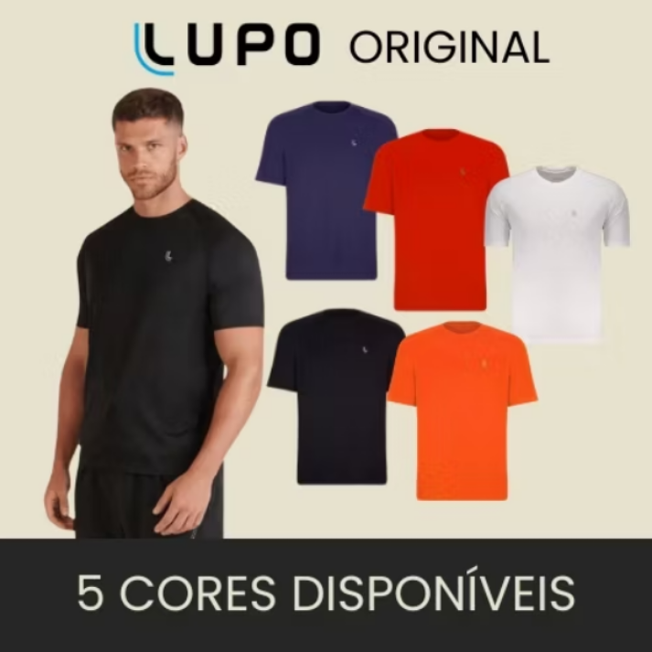 Camiseta Masculina Dry Fit Lupo Sport