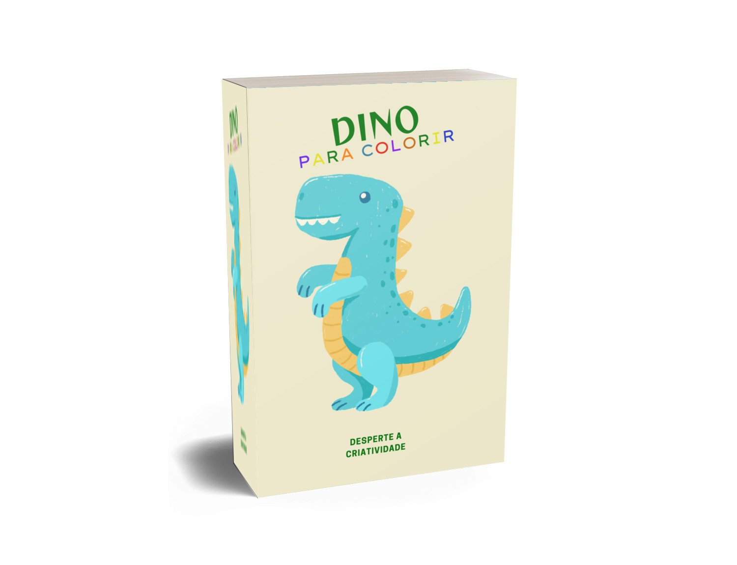 E-Book para colorir infantil - Dinossauro