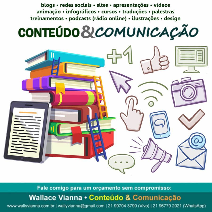 Wally Vianna Criação de conteudo comunicação autônomo freelancer RJ