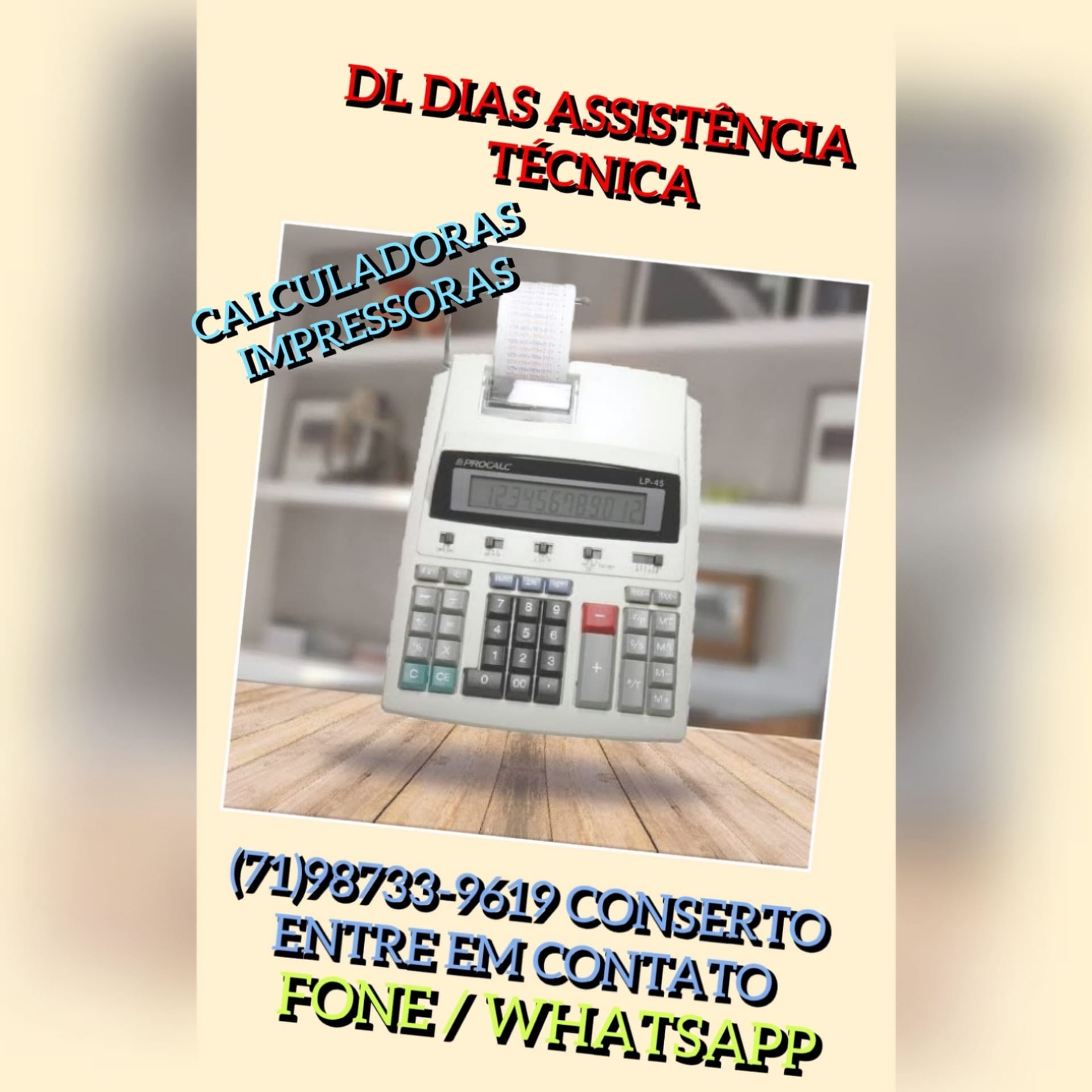 (71)98733-9619 ,Conserto de Calculadoras em Salvador. Ligue!