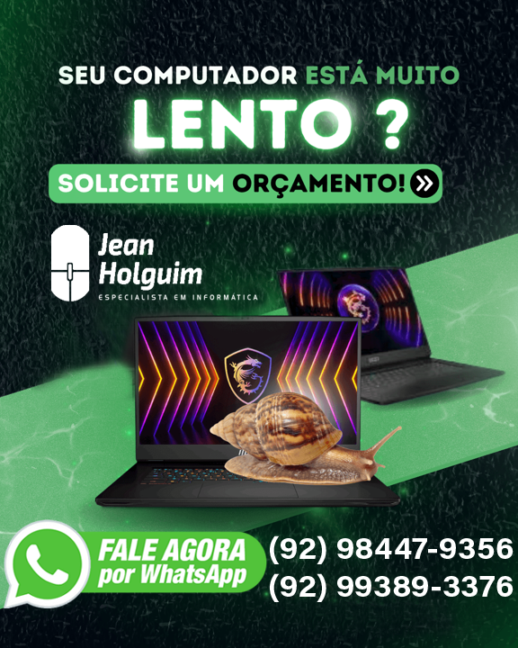 Seu computador está muito lento?