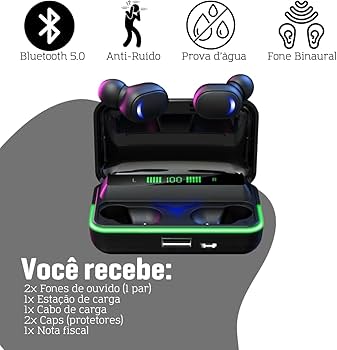 Fone bluetooth portátil