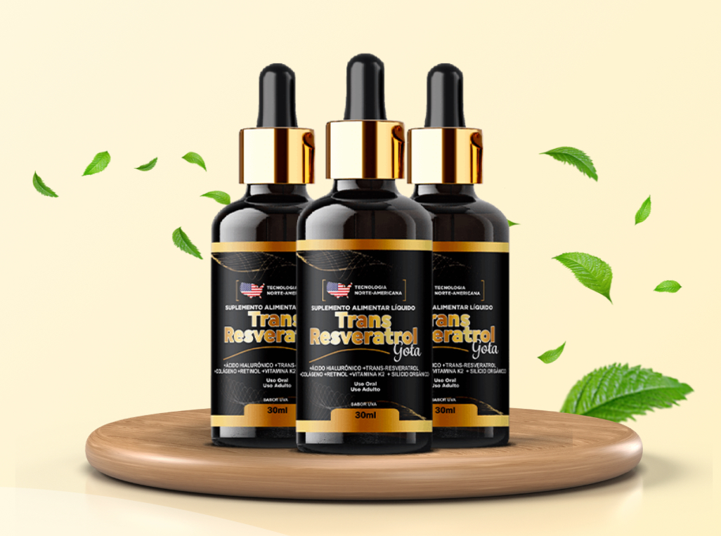 Trans Resveratrol Americano + Vitamina K2 , sua pele mais saudável!