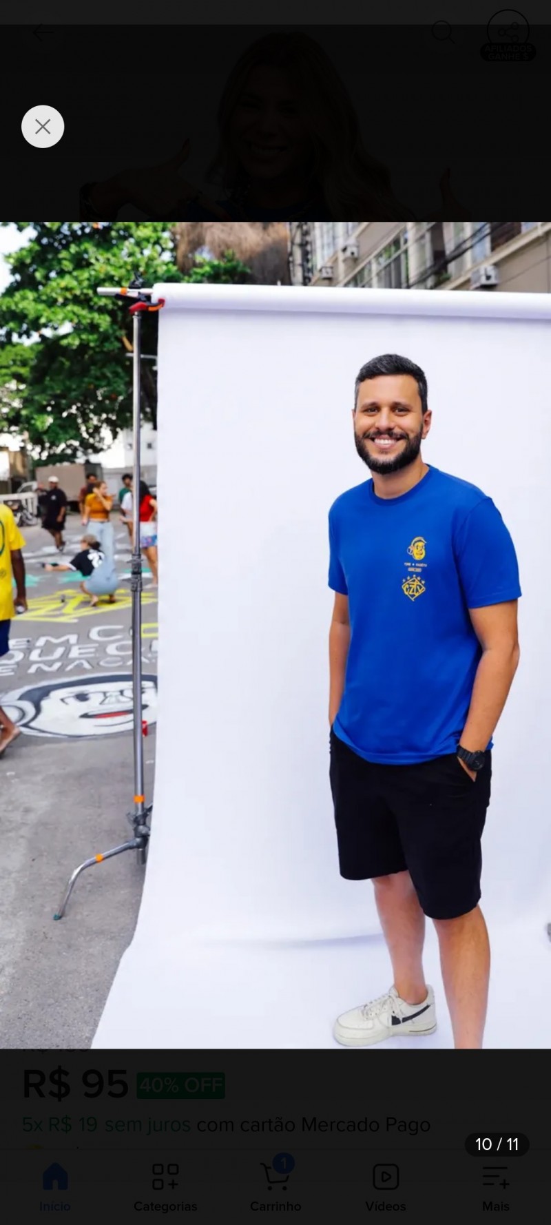 Camisa Azul Traje Cazétv