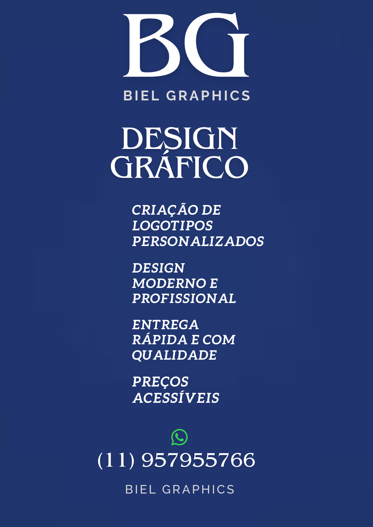 BG Biel Graphics - Venda de Logotipos. Design Gráfico (11) 957955766