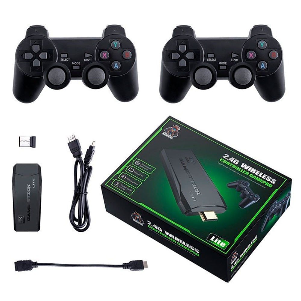 Vídeo game STICKS 10mil, 2 controles Sem fio-CONSELE POTATIL-