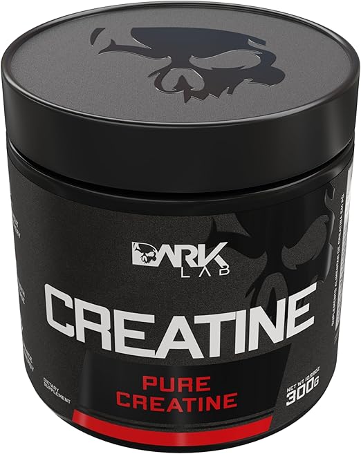 Creatina Monoidratada Dark Lab 300g - Suplemento Puro para Ganho de Massa Muscular e Força