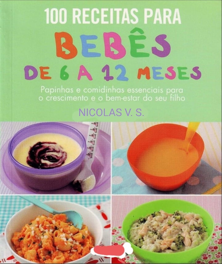 100 receitas para bebês de 6 a 12 meses