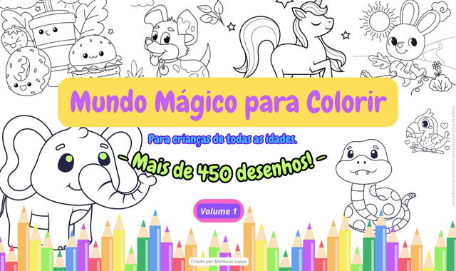 Mundos Mágicos para Colorir Vol.1