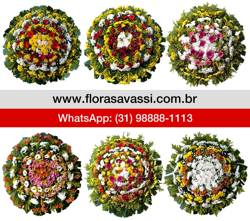 Coroa de flores Memorial Zelo Belo Horizonte, Coroa de flores Memorial Zelo Contagem MG