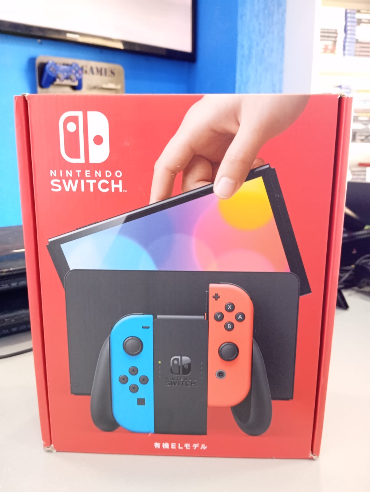 Nintendo switch oled novo lacrado