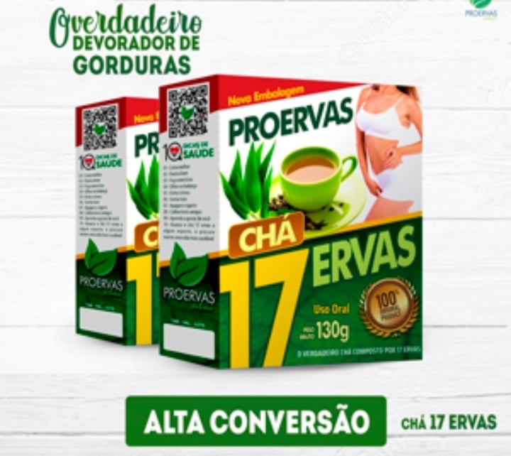 (Chá 17 ervas) emagrecedor 100 %natural