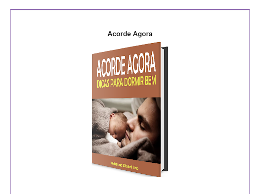 Livro de dicas para um sono bem.