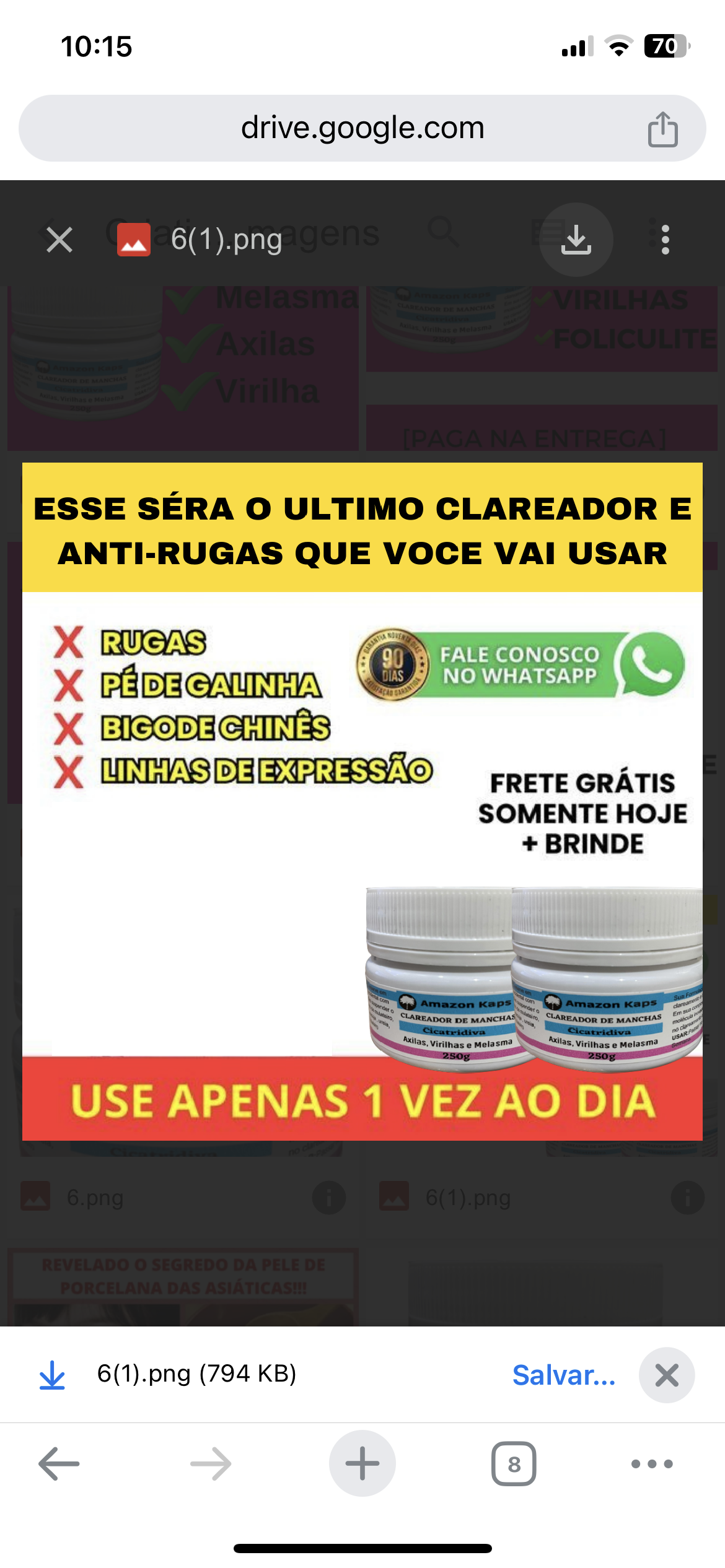 CREME clareador 2 unidades