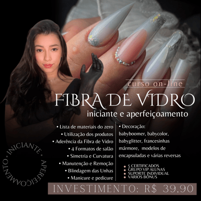 Curso Alongamento de Unhas - Mary Nail Designer