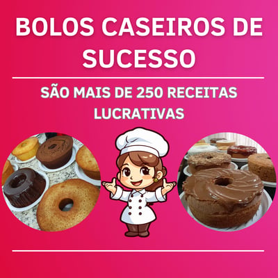 O melhor curso de bolos caseiro