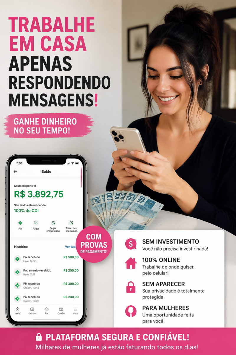 Ganhe dinheiro todos os dias...