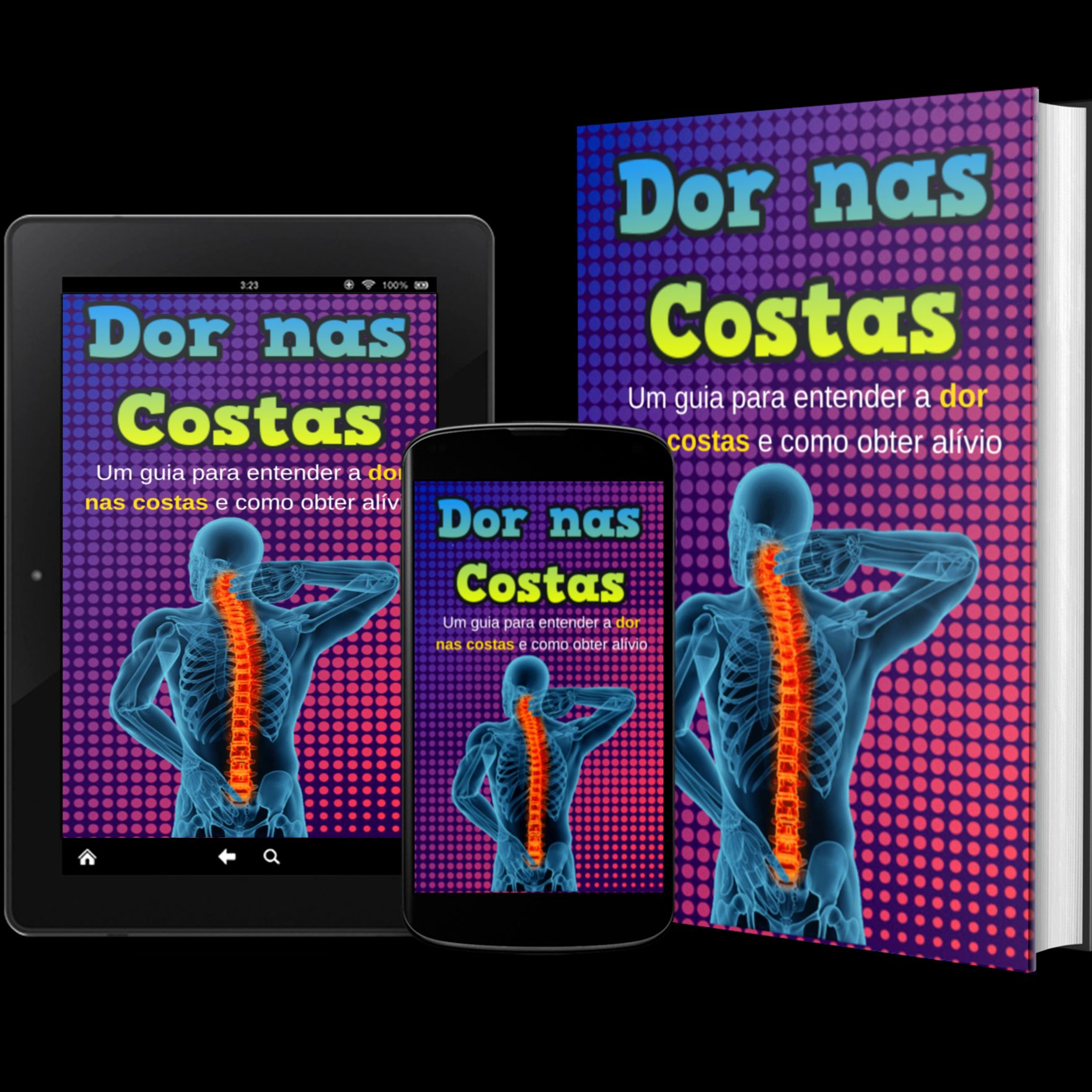 Ebook com informações que vão te ajudar no alívio de dores nas costas