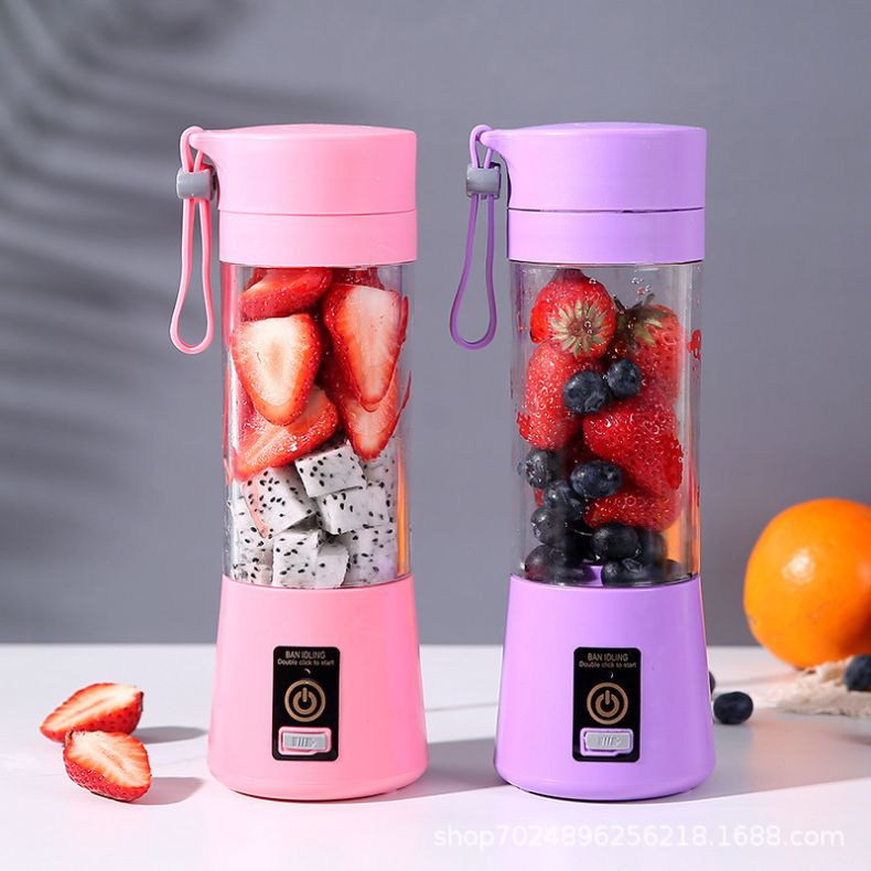 Mini Liquidificador Portátil Shake 6 Laminas + Cabo USB