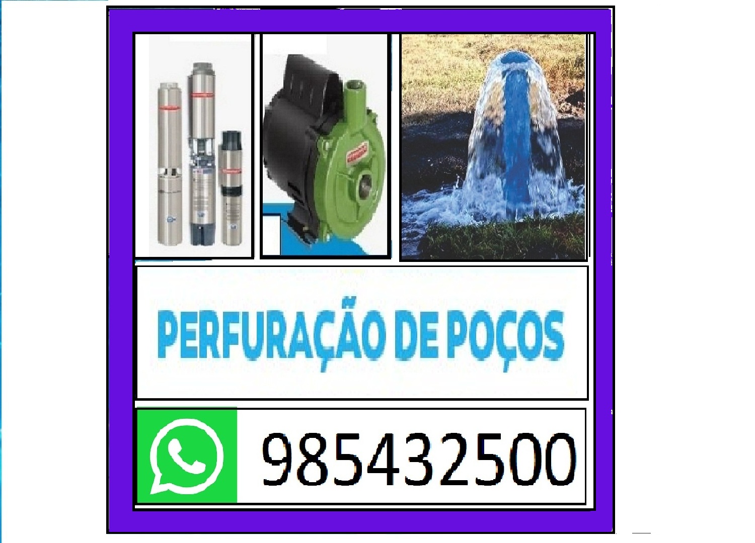 Poço artesianos informações pelo whatsapp